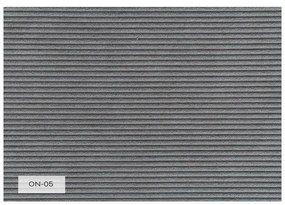 Сиво кресло от рипсено кадифе Lofty Lilly – Miuform