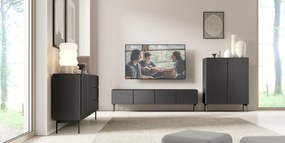 Бюфет Novo 2D-Черен
