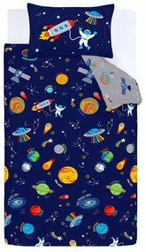 Детско единично спално бельо 135x200 cm Lost In Space - Catherine Lansfield