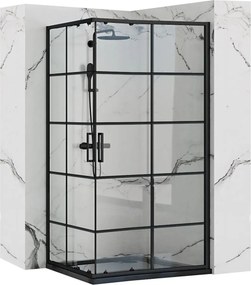 Душ кабина Rea Concept Black 80x100