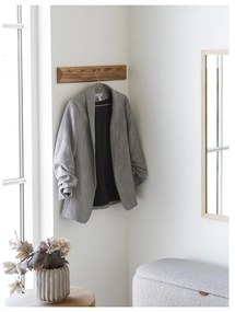 Стенна закачалка от масивен дъб в естествен цвят 50 cm Barco – House Nordic