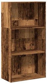 857906 vidaXL Библиотека, старо дърво, 60x30x114 см, инженерно дърво