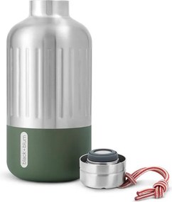 Термо бутилка от неръждаема стомана в сребрист цвят 650 ml Explorer – Black + Blum