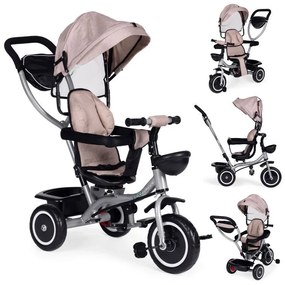 Детска триколка 2 в 1 розова