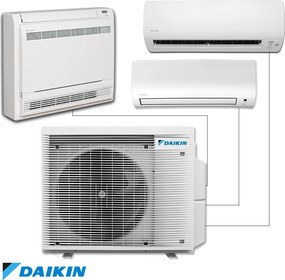 Външно тяло на мултисплит система Daikin 3MXM68A9, 23000 BTU, 53 м2, A+++, R-32, До 3 вътрешни тела, Бял