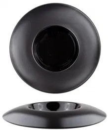 Horecano - Порцеланова чиния черна ф23см GOURMET-VISION BLACK- (F2638FB-9L)