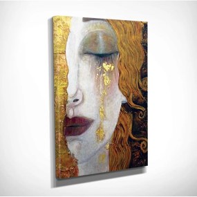 Репродукция върху платно Густав Климт Златни сълзи, 30 x 40 cm - Wallity