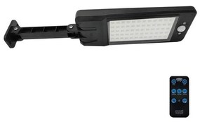 LED Димируема соларна улична лампа със сензор LED/7W/7,4V + дистанционно