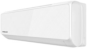 Инверторен климатик Finlux 12LIE55BE, 12000 BTU, 30 м2, Нагревател на външно тяло, 4D обдухване, Работа при -25C, Бял