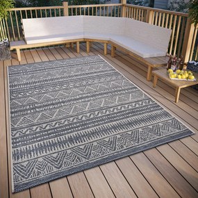 Сив външен килим 190x290 cm Clyde Loto – Hanse Home