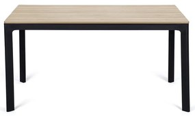 Градински комплект за хранене за 4 лица с черен стол Joanna и маса Thor, 147 x 90 cm Thor &amp; Joanna - Bonami Selection