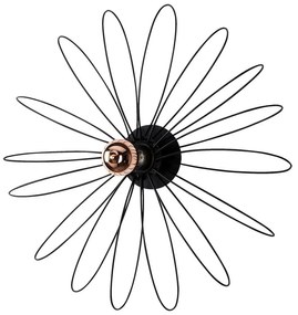 Черна стенна лампа Hemdem – Opviq lights