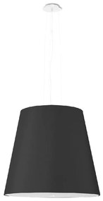 Черна висяща лампа със стъклен абажур ø 50 cm Tresco - Nice Lamps