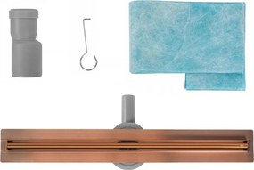 Линеен отводнител REA Neox Slim pro Brushed Copper 60