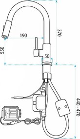 Смесител за кухня Rea Fresh Touch Brush Gold