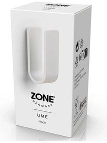 Бяла стенна метална кука Ume – Zone
