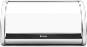 Кутия за хляб Brabantia Roll Top 646888, 11 л, 31.6x26.5 см, Специална структура, Инокс