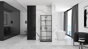 Душ кабина Rea Concept Black 80x80