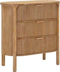 Скрин от масивна ела в естествен цвят 80,5x82x47 cm Gothenburg – Mauro Ferretti