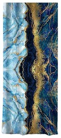 Завеса в синьо-златисто 140x260 cm - Mila Home
