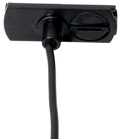 Модерен висулка тъмно бронзов за 1-фазова релсова система - Iconic Frini