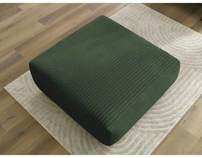 Тъмнозелена табуретка от рипсено кадифе Lucien – Bobochic Paris