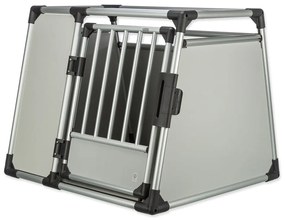 Транспортна клетка за животни в сребрист цвят 75x94 cm Trixie L–XL – Plaček Pet Products