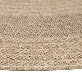 Черно-бежов кръгъл външен килим ø 80 cm Comilla – Ayyildiz Carpets