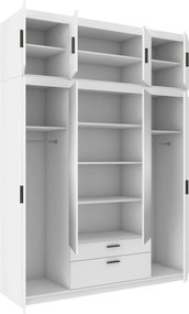 Гардероб четири врати Elena 4DM Plus-Сонома