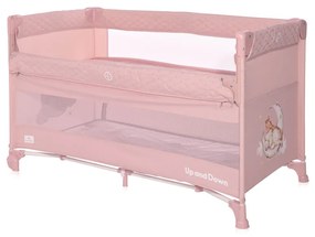 LORELLI Classic Кошара на 2 нива UP AND DOWN с падаща преграда ЛЕН MELLOW ROSE SLEEPING ANIMALS