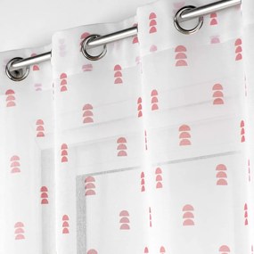 Завеса в бяло и розово 140x240 cm Geokid – douceur d'intérieur