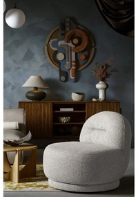 Светлосиво кресло Ovo – Miuform