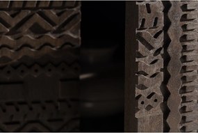 Тъмнокафяв скрин от масивно манго 160x75x40 cm Kalai – MOME