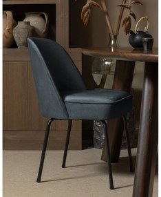Сини кадифени трапезни столове в комплект 2 бр. Vogue – WOOOD