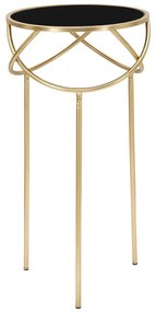 Кръгла масичка за кафе със стъклен плот ø 40 cm Ring - Mauro Ferretti