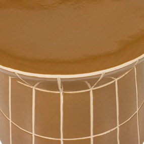 Керамична кръгла странична масичка ø 38 cm Plu – WOOOD