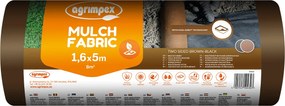 Agrimpex - Мулчираща двулицева тъкан 50 гр. - Dual-Agro - 1,6 х 5