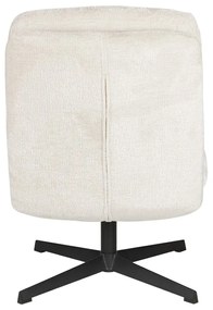 Кремаво въртящо се кресло Kai – White Label