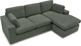 Зелен ъглов диван Belair – Bobochic Paris