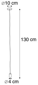 Смарт висяща лампа черна вкл. WiFi G95 - Facil