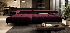 Ъглов диван Magnito Mini-Вишна-ляв