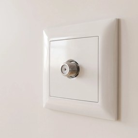 Антенна Розетка с Рамка OSTE JNH012-G WHITE