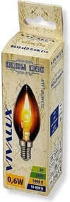 LED крушка VIVALUX GLOW LED, 0.6W, E14, 1800K
