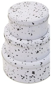 Метални кутии в комплект 3 бр. за торти Speckled – Premier Housewares