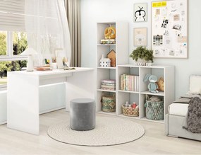 Книжна етажерка Jameson-Бяло