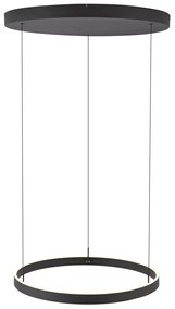 Дизайнерска висяща лампа черна с 3-степенно димиране - Titmus