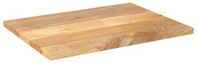 371467 vidaXL Плот за маса, 70x60x2,5 см, правоъгълен, манго масив