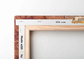 Картина на платно – Корона на дърво с абстрактен нюанс