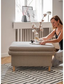 Светлокафява табуретка Simon – Miuform