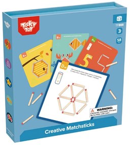 Tooky Toy - Логическа игра с магнитни кибритени клечки